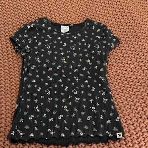 Abercrombie Kids Black Floral Tee